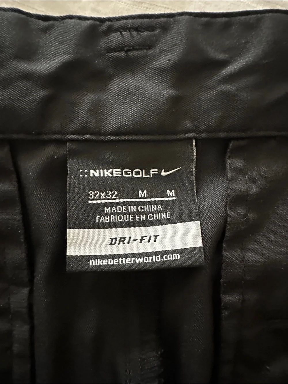 Nike Black Dri-FIT Golf Pants